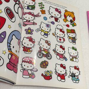 700 Hello Kitty BIG Stickers! Activity Book, Notebook and Story Book Kawaii Lot